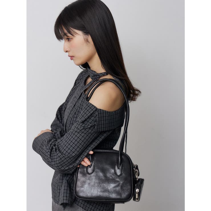 ロングショルダースクエアボストンバッグ | MURUA | 詳細画像7 