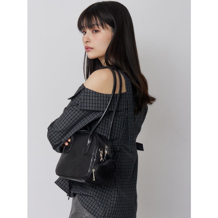 ロングショルダースクエアボストンバッグ | MURUA | 詳細画像9 