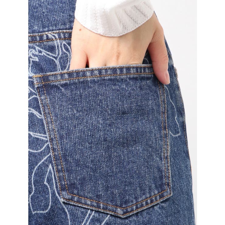 ダメージフラワーワイドデニム | MURUA | 詳細画像25 