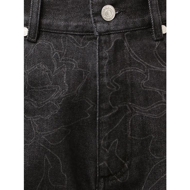 ダメージフラワーワイドデニム | MURUA | 詳細画像31 