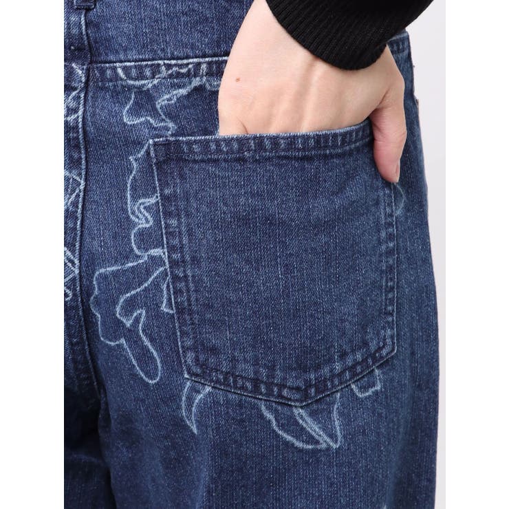 ダメージフラワーワイドデニム | MURUA | 詳細画像44 