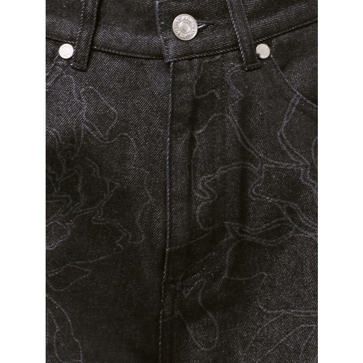 ダメージフラワーワイドデニム | MURUA | 詳細画像50 