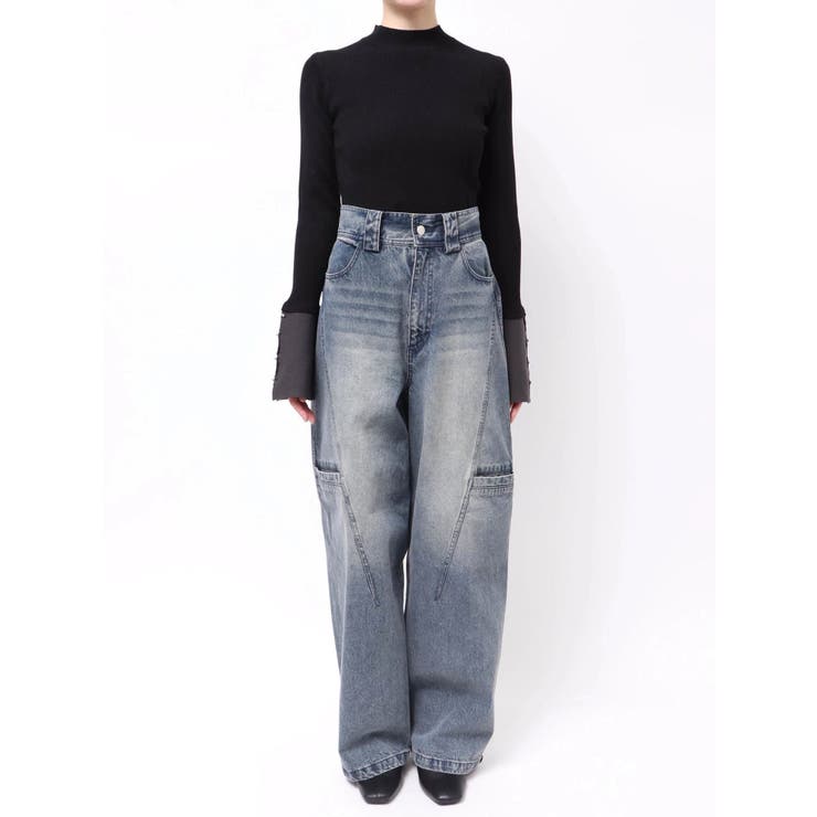 パッチポケットバレルレッグデニム | MURUA | 詳細画像17 