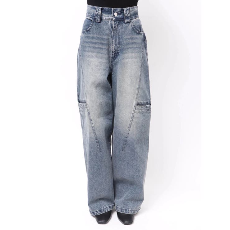 パッチポケットバレルレッグデニム | MURUA | 詳細画像7 