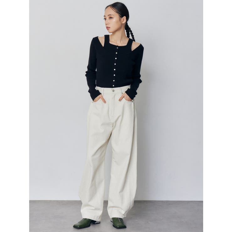 サイドタックワイドデニム【セット販売対象】 | MURUA | 詳細画像12 