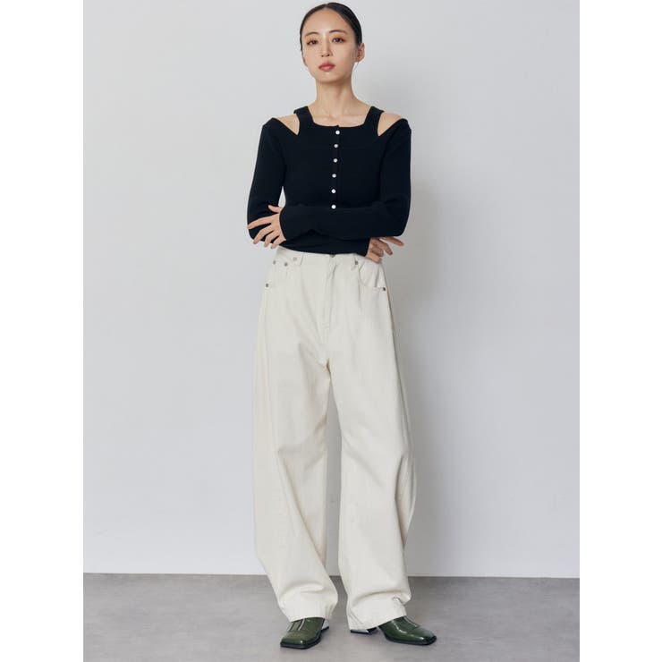 サイドタックワイドデニム【セット販売対象】 | MURUA | 詳細画像13 