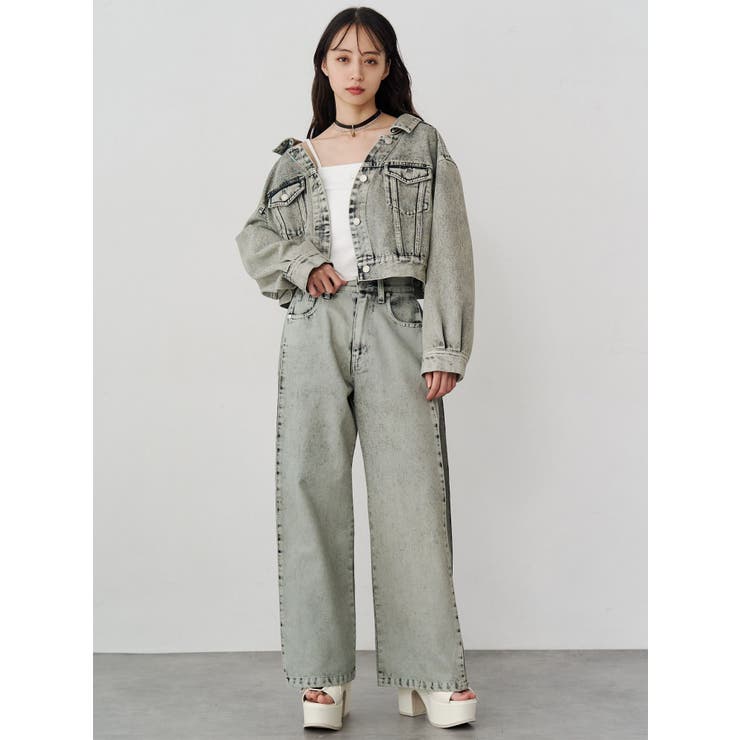 サイドタックワイドデニム【セット販売対象】 | MURUA | 詳細画像15 