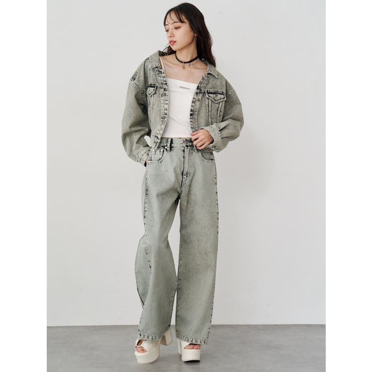 サイドタックワイドデニム【セット販売対象】 | MURUA | 詳細画像16 