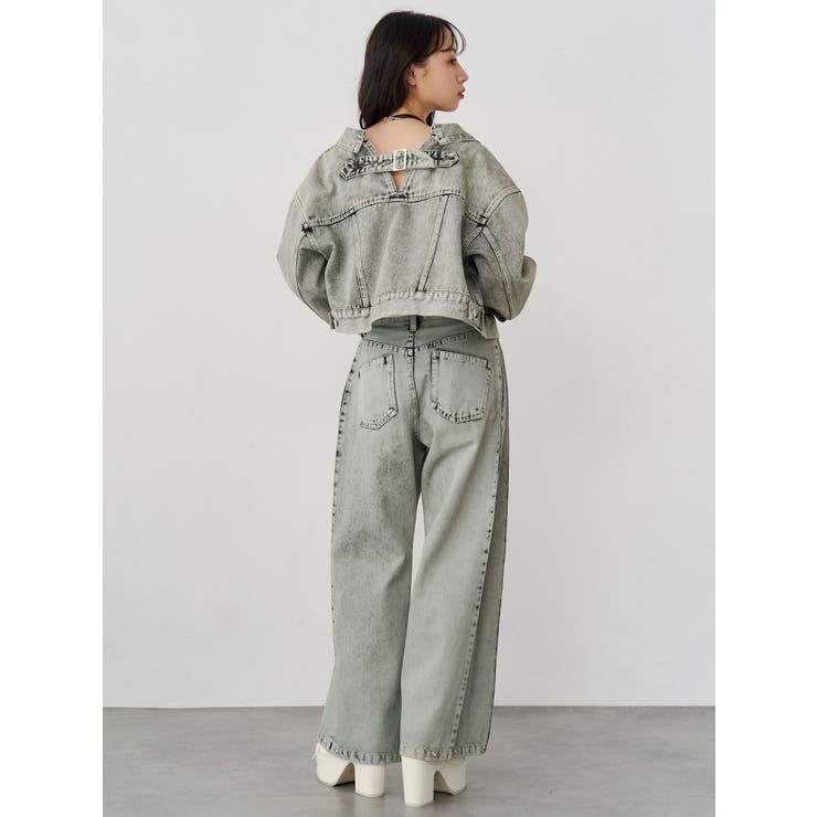 サイドタックワイドデニム【セット販売対象】 | MURUA | 詳細画像18 