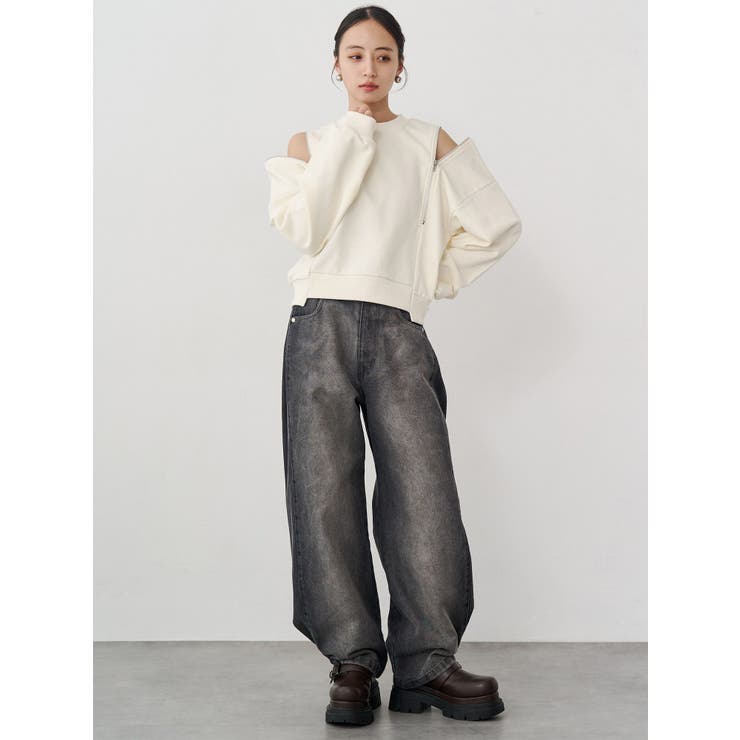 サイドタックワイドデニム【セット販売対象】 | MURUA | 詳細画像19 