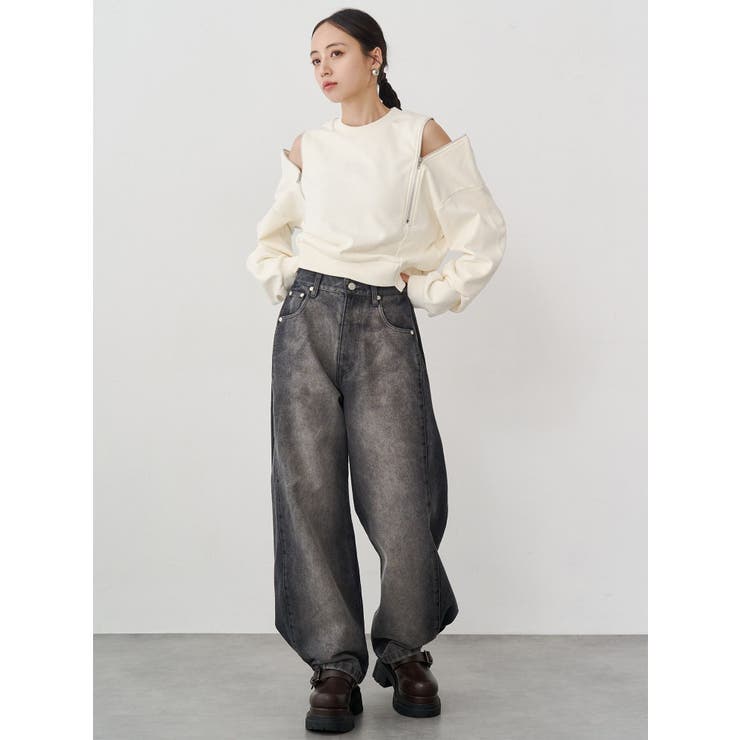 サイドタックワイドデニム【セット販売対象】 | MURUA | 詳細画像20 