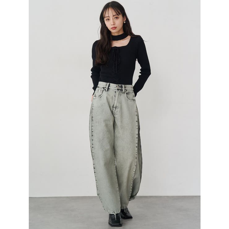 サイドタックワイドデニム【セット販売対象】 | MURUA | 詳細画像22 