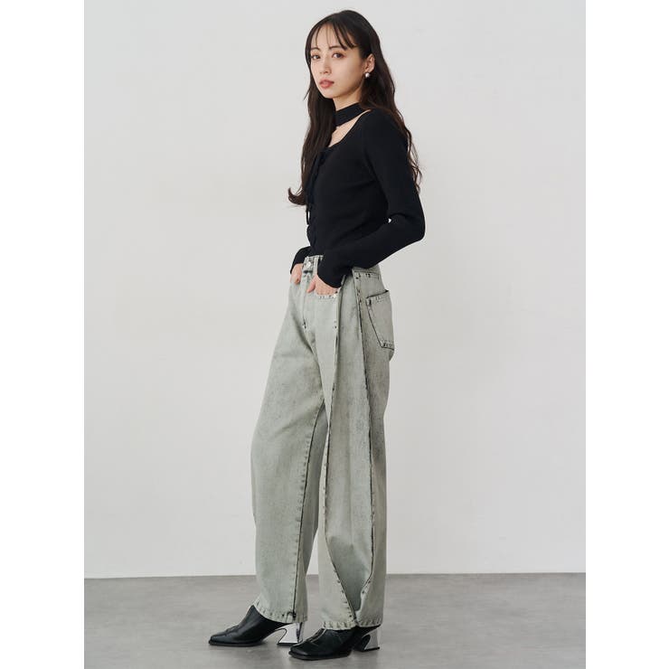 サイドタックワイドデニム【セット販売対象】 | MURUA | 詳細画像24 