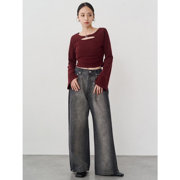 サイドタックワイドデニム【セット販売対象】 | MURUA | 詳細画像28 