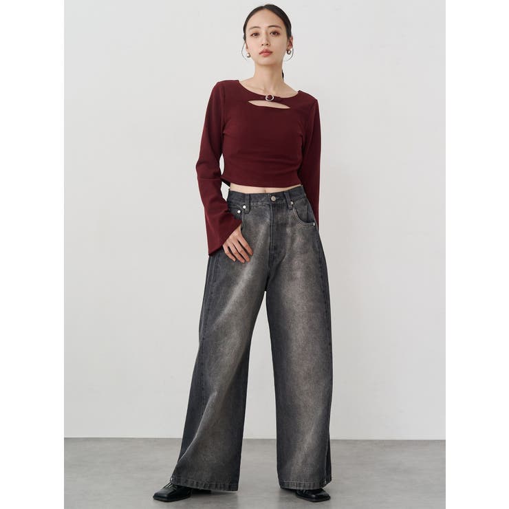 サイドタックワイドデニム【セット販売対象】 | MURUA | 詳細画像29 