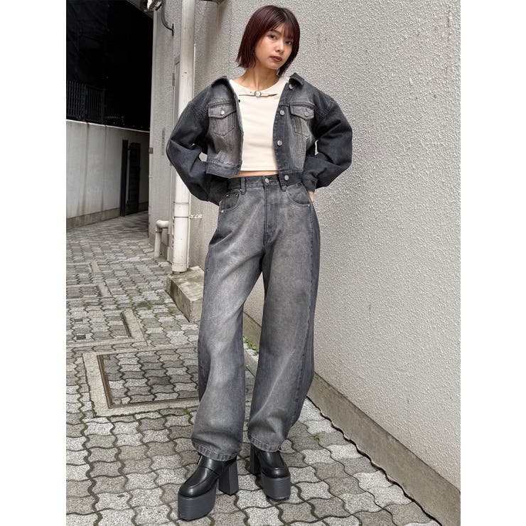 サイドタックワイドデニム【セット販売対象】 | MURUA | 詳細画像37 