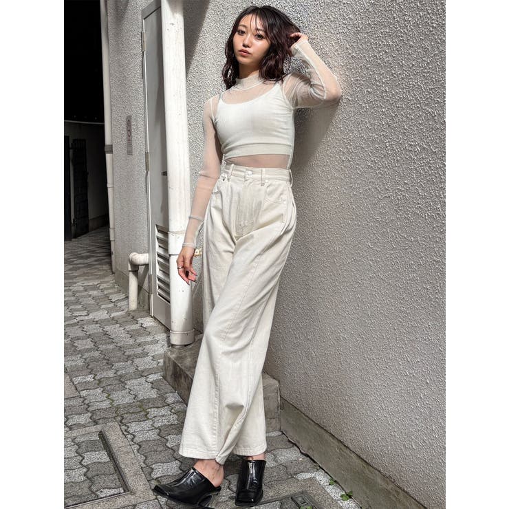 サイドタックワイドデニム【セット販売対象】 | MURUA | 詳細画像44 