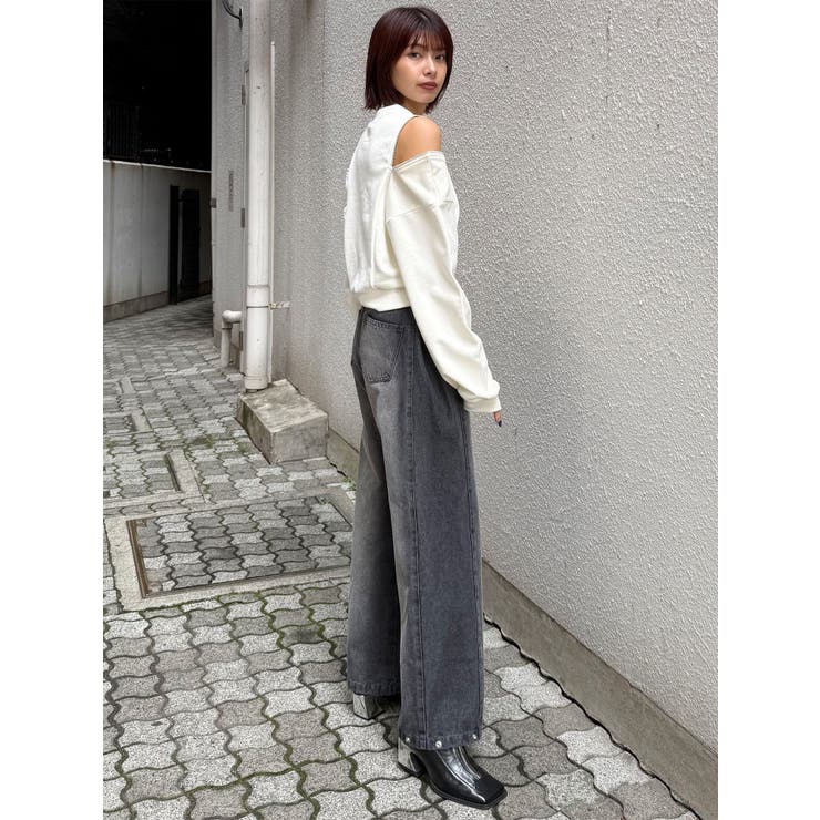 サイドタックワイドデニム【セット販売対象】 | MURUA | 詳細画像49 