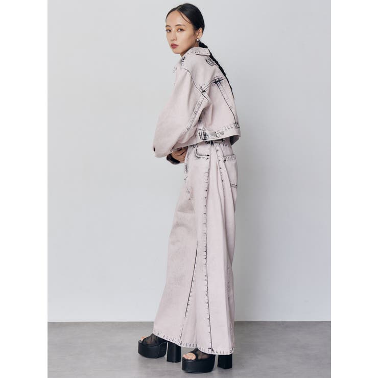 サイドタックワイドデニム【セット販売対象】 | MURUA | 詳細画像5 