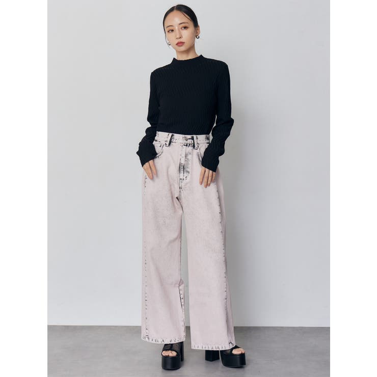 サイドタックワイドデニム【セット販売対象】 | MURUA | 詳細画像8 