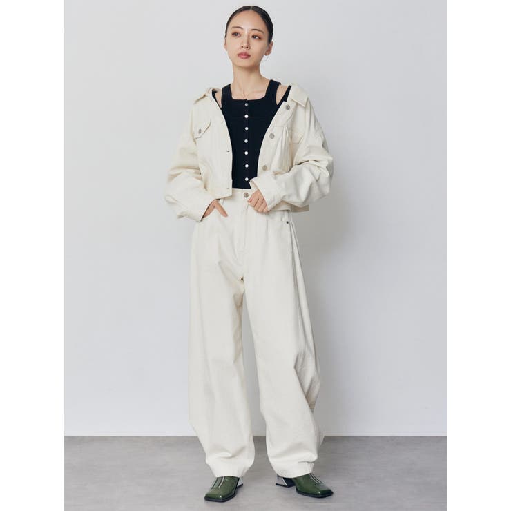 サイドタックワイドデニム【セット販売対象】 | MURUA | 詳細画像9 