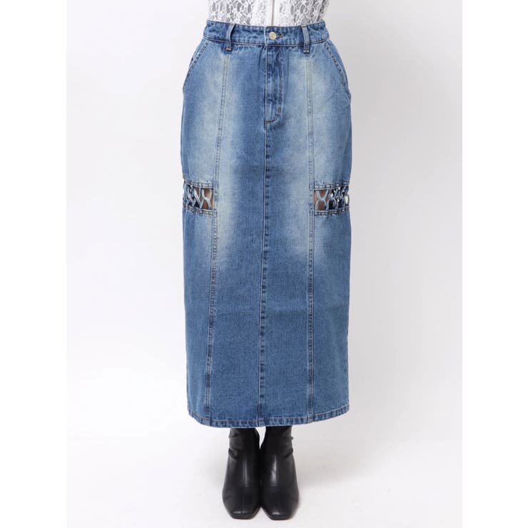 ツイストレースアップデニムスカート | MURUA | 詳細画像22 