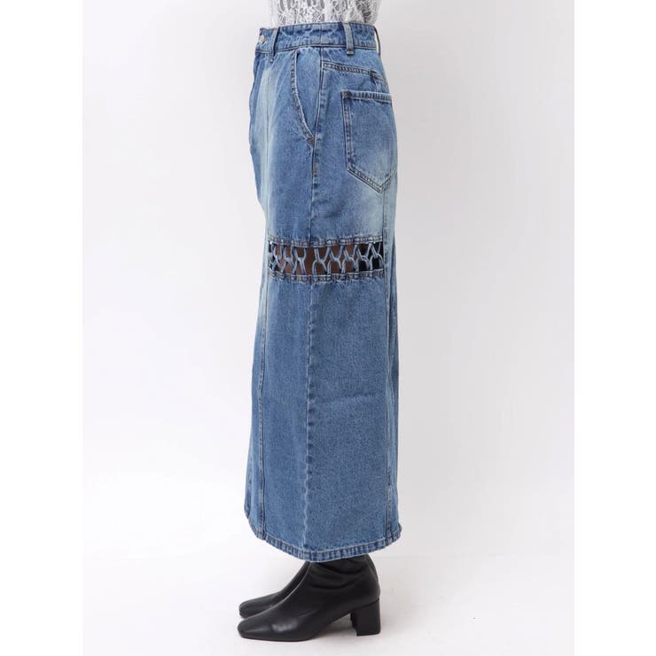 ツイストレースアップデニムスカート | MURUA | 詳細画像23 