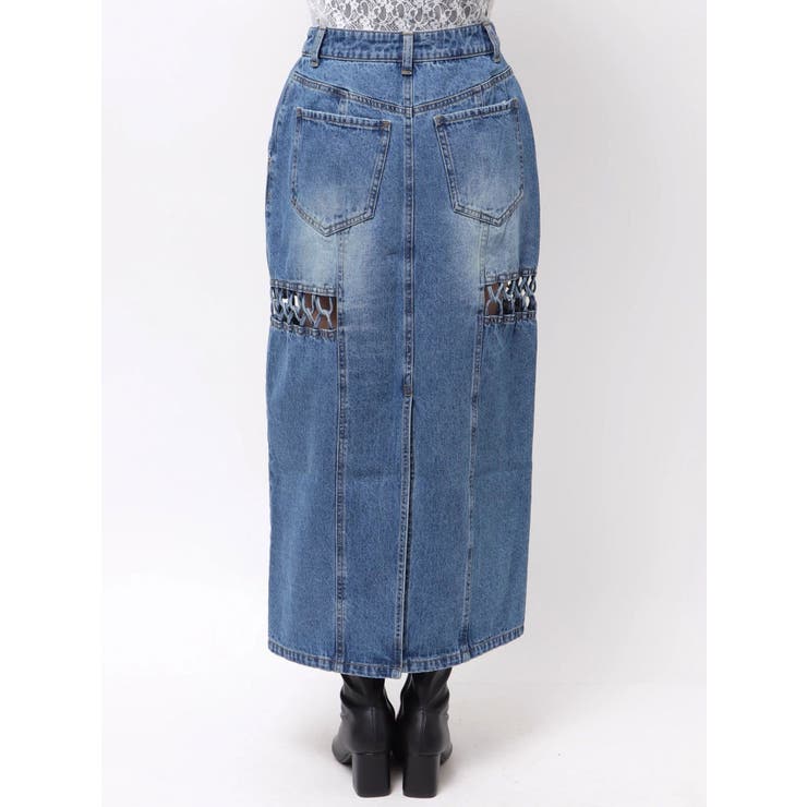 ツイストレースアップデニムスカート | MURUA | 詳細画像24 