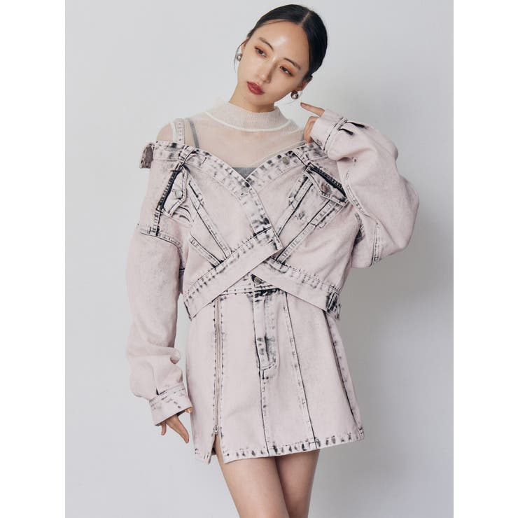 サイドオープンデニムスカート【セット販売対象】 | MURUA | 詳細画像17 