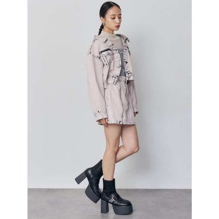 サイドオープンデニムスカート【セット販売対象】 | MURUA | 詳細画像19 