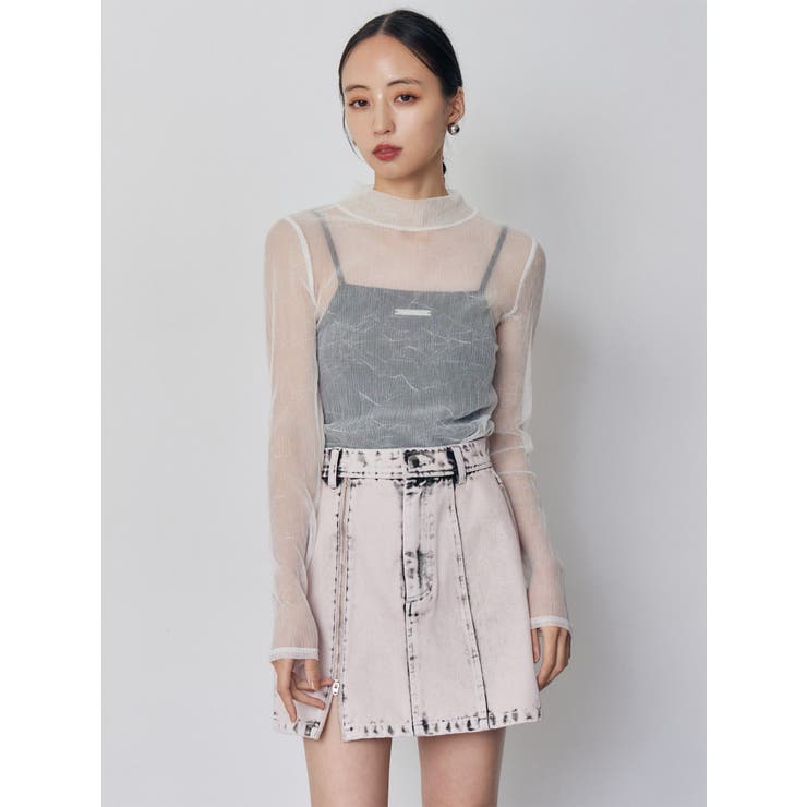 サイドオープンデニムスカート【セット販売対象】 | MURUA | 詳細画像21 