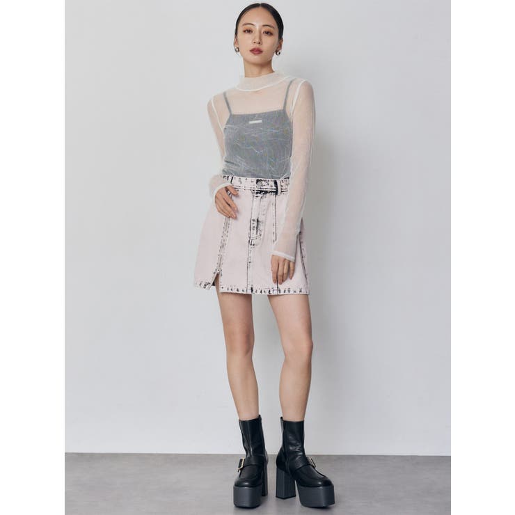 サイドオープンデニムスカート【セット販売対象】 | MURUA | 詳細画像25 