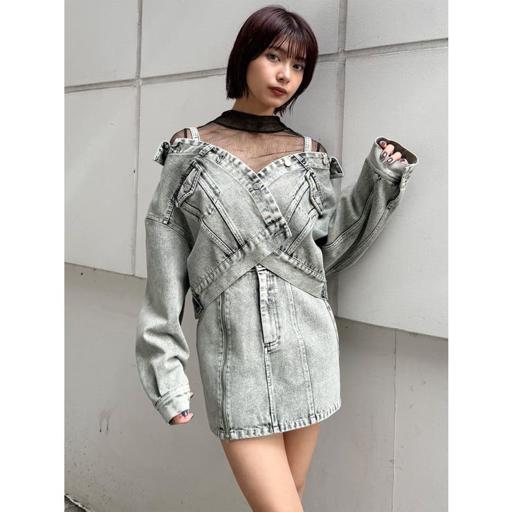 サイドオープンデニムスカート【セット販売対象】 | MURUA | 詳細画像31 