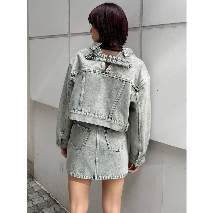 サイドオープンデニムスカート【セット販売対象】 | MURUA | 詳細画像32 