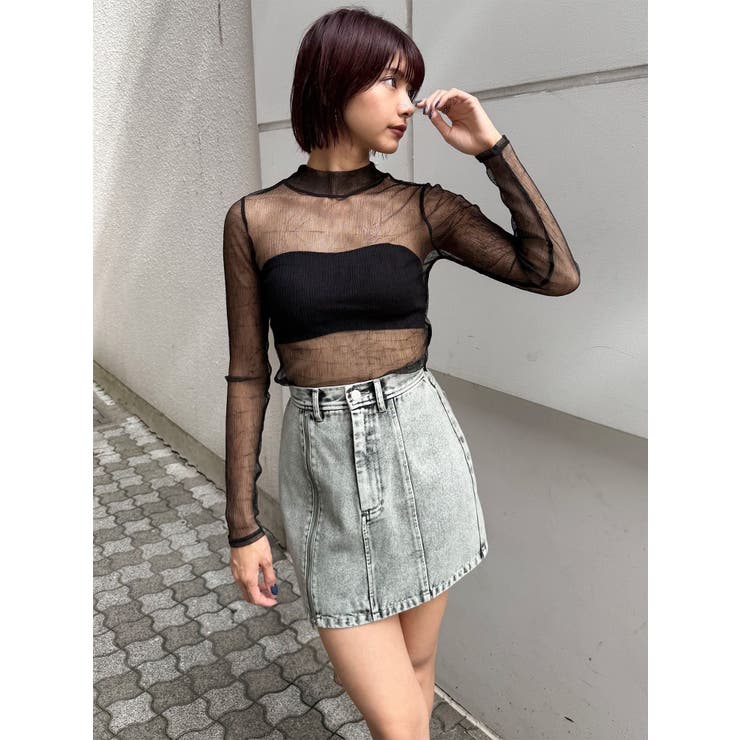 サイドオープンデニムスカート【セット販売対象】 | MURUA | 詳細画像34 