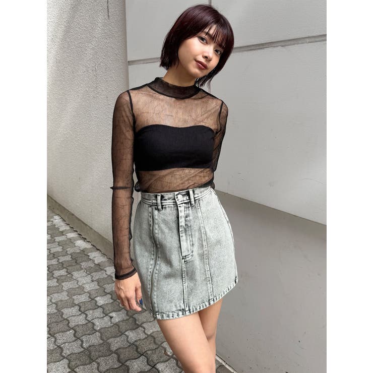 サイドオープンデニムスカート【セット販売対象】 | MURUA | 詳細画像35 