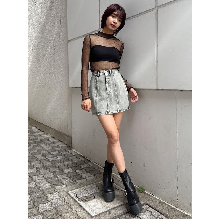 サイドオープンデニムスカート【セット販売対象】 | MURUA | 詳細画像36 