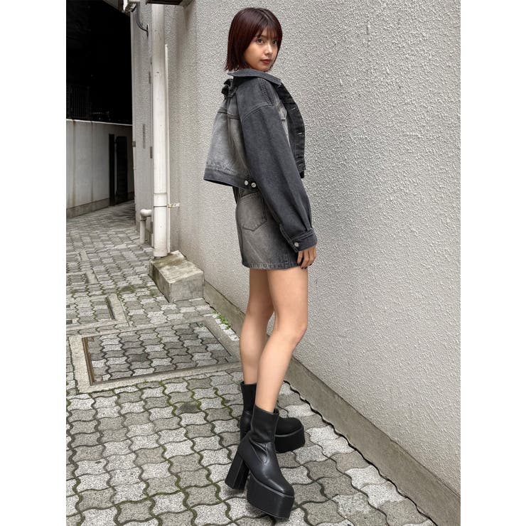 サイドオープンデニムスカート【セット販売対象】 | MURUA | 詳細画像38 