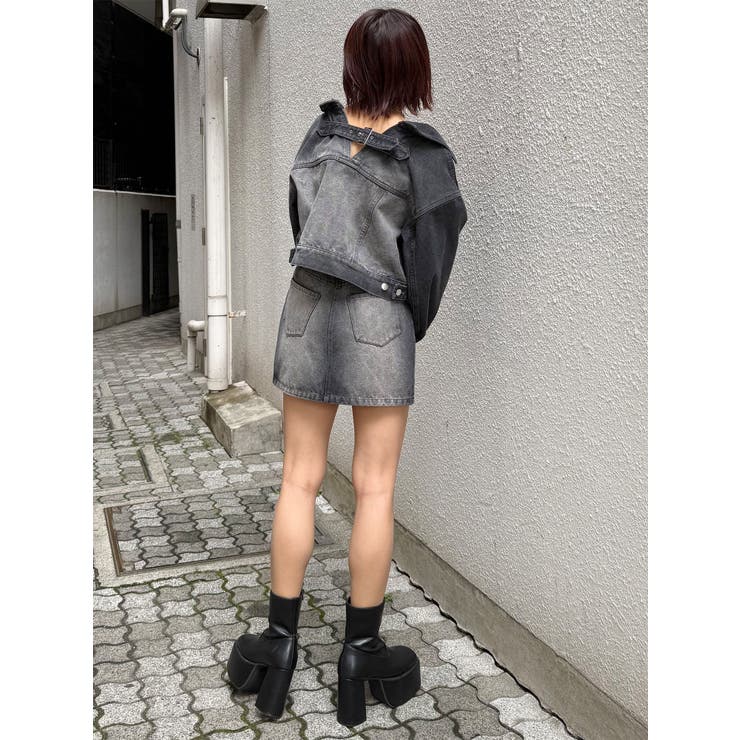 サイドオープンデニムスカート【セット販売対象】 | MURUA | 詳細画像39 