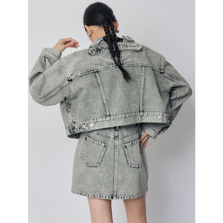 サイドオープンデニムスカート【セット販売対象】 | MURUA | 詳細画像4 