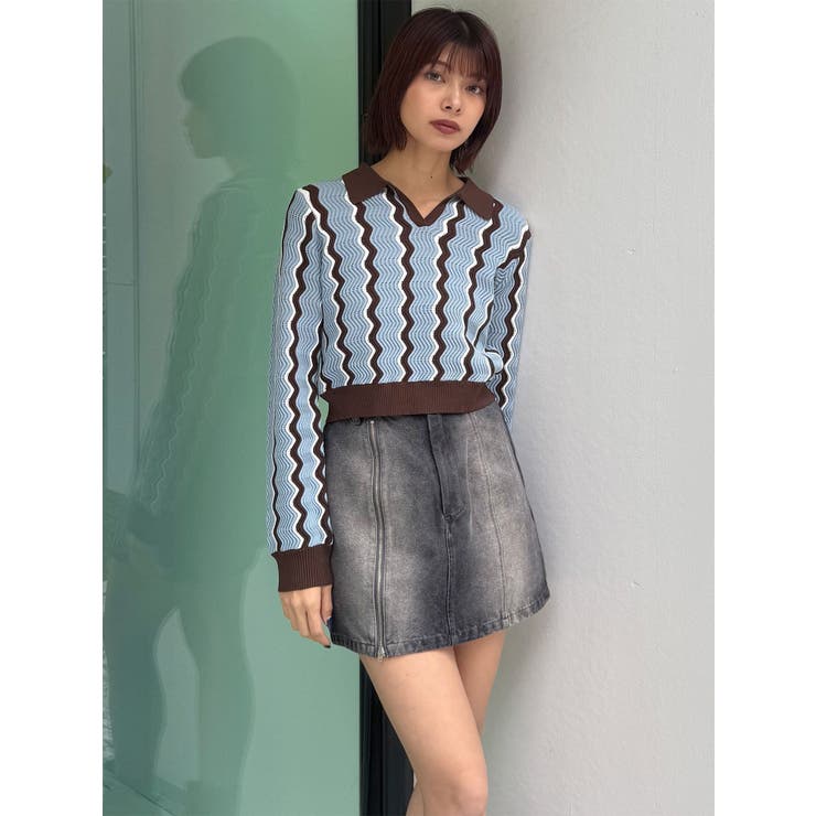 サイドオープンデニムスカート【セット販売対象】 | MURUA | 詳細画像44 