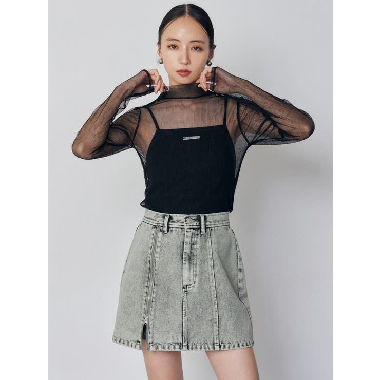 サイドオープンデニムスカート【セット販売対象】 | MURUA | 詳細画像9 