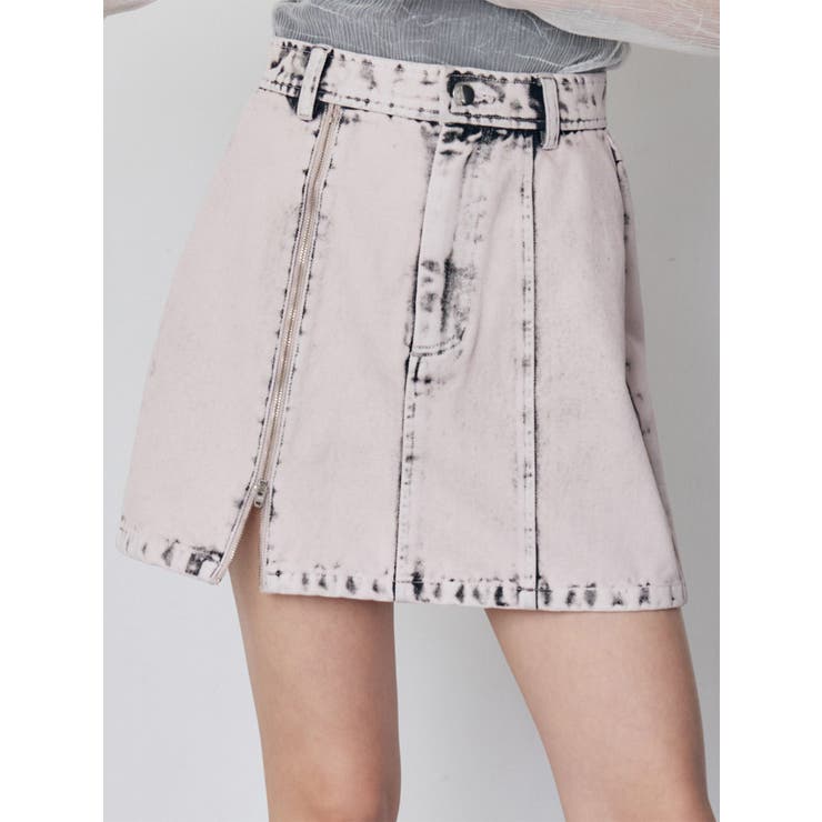 ピンク | サイドオープンデニムスカート【セット販売対象】 | MURUA