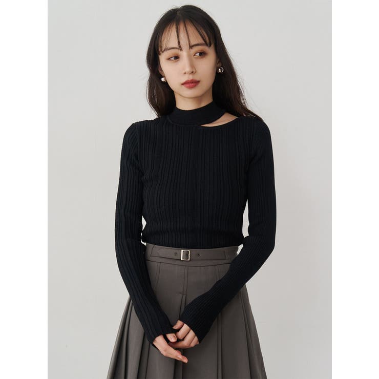 チョーカーランダムリブニット | MURUA | 詳細画像14 