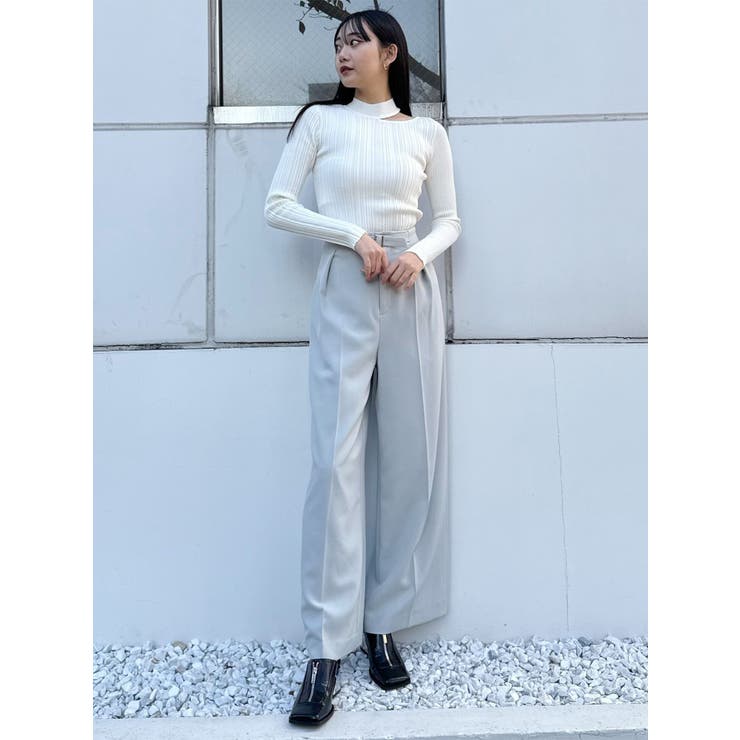 チョーカーランダムリブニット | MURUA | 詳細画像24 