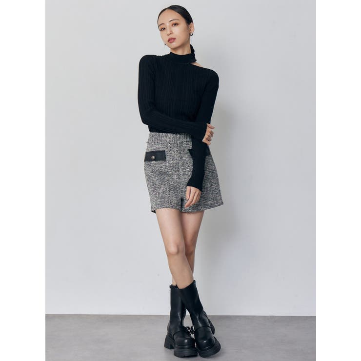 チョーカーランダムリブニット | MURUA | 詳細画像6 