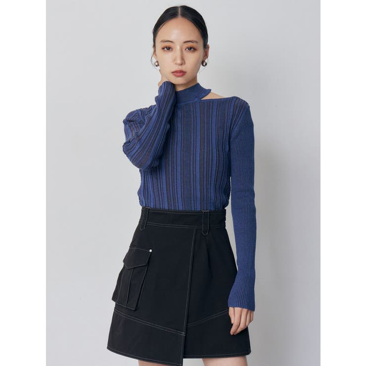 チョーカーランダムリブニット | MURUA | 詳細画像8 