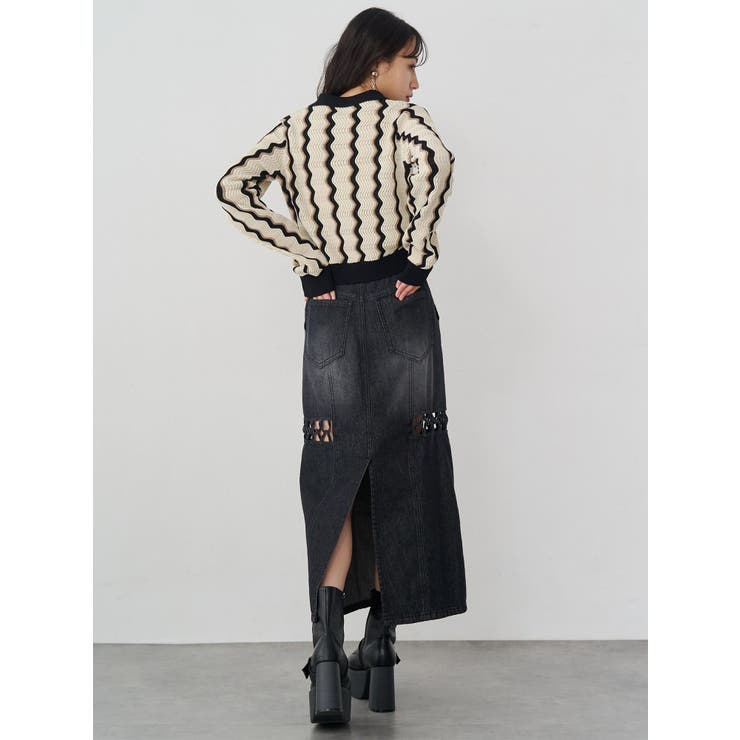 ウェーブパターンリブニット | MURUA | 詳細画像13 