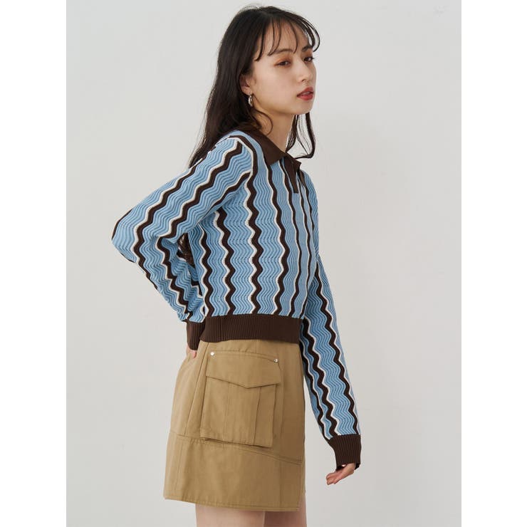 ウェーブパターンリブニット | MURUA | 詳細画像16 