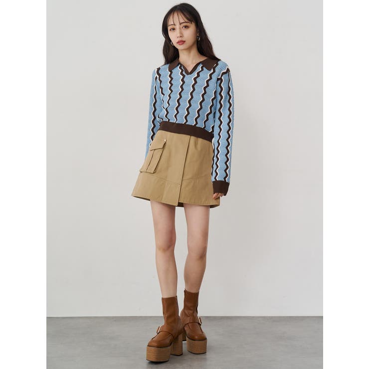 ウェーブパターンリブニット | MURUA | 詳細画像18 